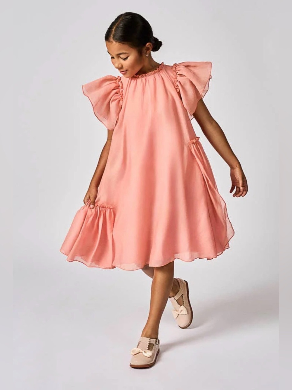 Just Peachy Finding Foxtail Dress Size 8 NWT Tencel Tulle